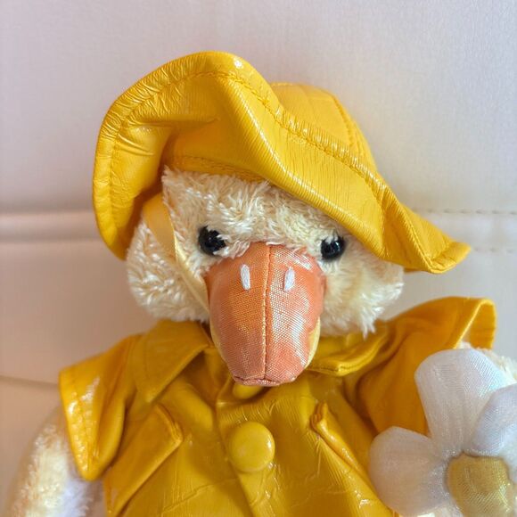 Commonwealth 8"H Waddles Rainy Day Rain Coat Plush Duck - Picture 3 of 6